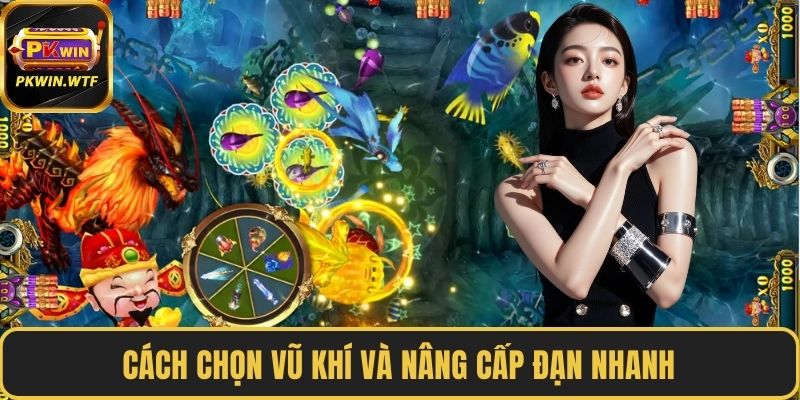 Cách chọn vũ khí và nâng cấp đạn nhanh