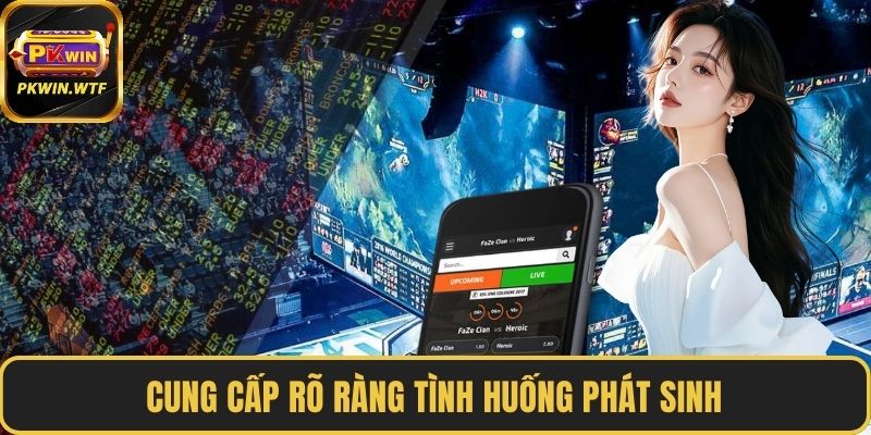 Cung cấp rõ ràng tình huống phát sinh