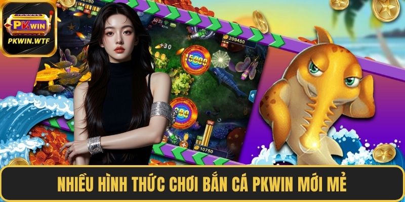 Nhiều hình thức chơi bắn cá PKWIN mới mẻ