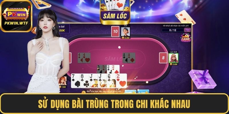 Sử dụng bài trùng trong chi khác nhau